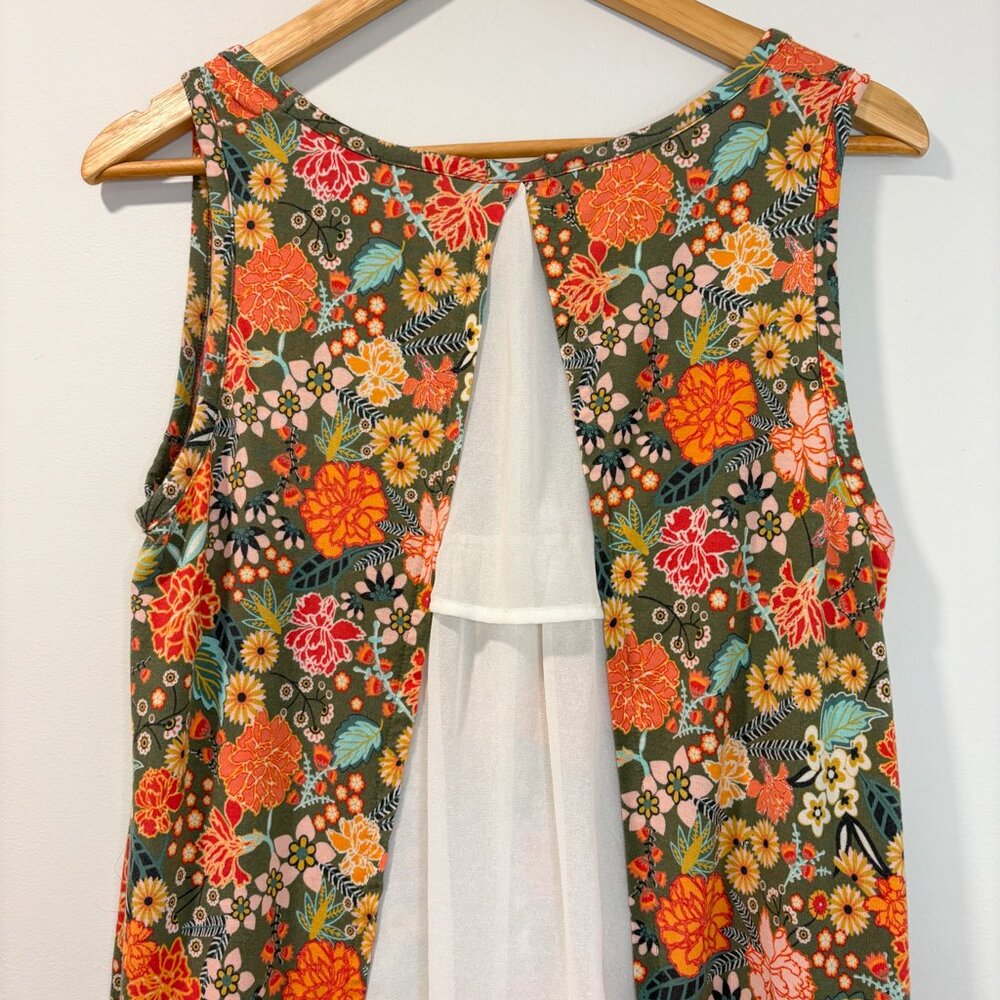 Matilda Jane Floral Peplum Top Size Large - Picture 8 of 8